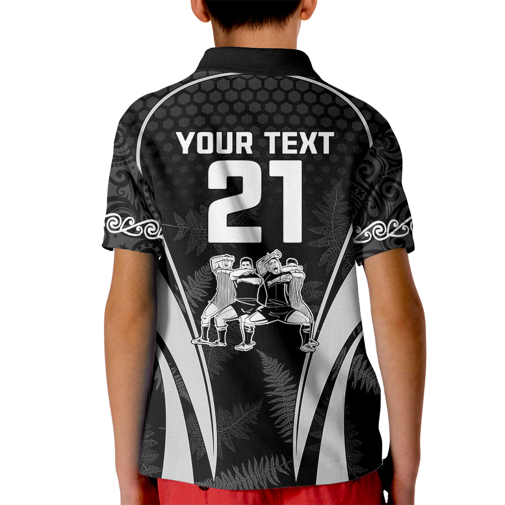 custom-new-zealand-aotearoa-rugby-kid-polo-shirt-haka-dance-mixed-silver-fern-sporty-style