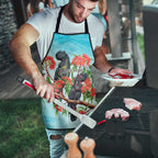 Australia Black Cockatoo and Eucalyptus Apron Blue Spirit of Aussie Native Bird - Aussie Hoodie