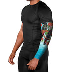 Australia Black Cockatoo and Eucalyptus Arm Sleeves Blue Spirit of Aussie Native Bird - Aussie Hoodie