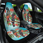 Australia Black Cockatoo and Eucalyptus Car Seat Cover Blue Spirit of Aussie Native Bird - Aussie Hoodie
