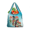 Australia Black Cockatoo and Eucalyptus Grocery Bag Blue Spirit of Aussie Native Bird - Aussie Hoodie