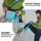 Australia Black Cockatoo and Eucalyptus Grocery Bag Blue Spirit of Aussie Native Bird - Aussie Hoodie