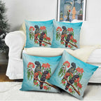Australia Black Cockatoo and Eucalyptus Pillow Cover Blue Spirit of Aussie Native Bird - Aussie Hoodie