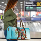 Australia Black Cockatoo and Eucalyptus Travel Bag Blue Spirit of Aussie Native Bird - Aussie Hoodie