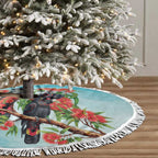 Australia Black Cockatoo and Eucalyptus Tree Skirt Blue Spirit of Aussie Native Bird - Aussie Hoodie