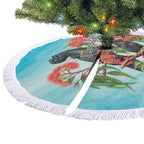 Australia Black Cockatoo and Eucalyptus Tree Skirt Blue Spirit of Aussie Native Bird - Aussie Hoodie
