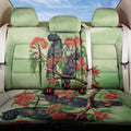 Australia Black Cockatoo and Eucalyptus Back Car Seat Cover Green Spirit of Aussie Native Bird - Aussie Hoodie
