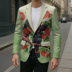 Australia Black Cockatoo and Eucalyptus Blazer Green Spirit of Aussie Native Bird - Aussie Hoodie