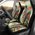 Australia Black Cockatoo and Eucalyptus Car Seat Cover Green Spirit of Aussie Native Bird - Aussie Hoodie