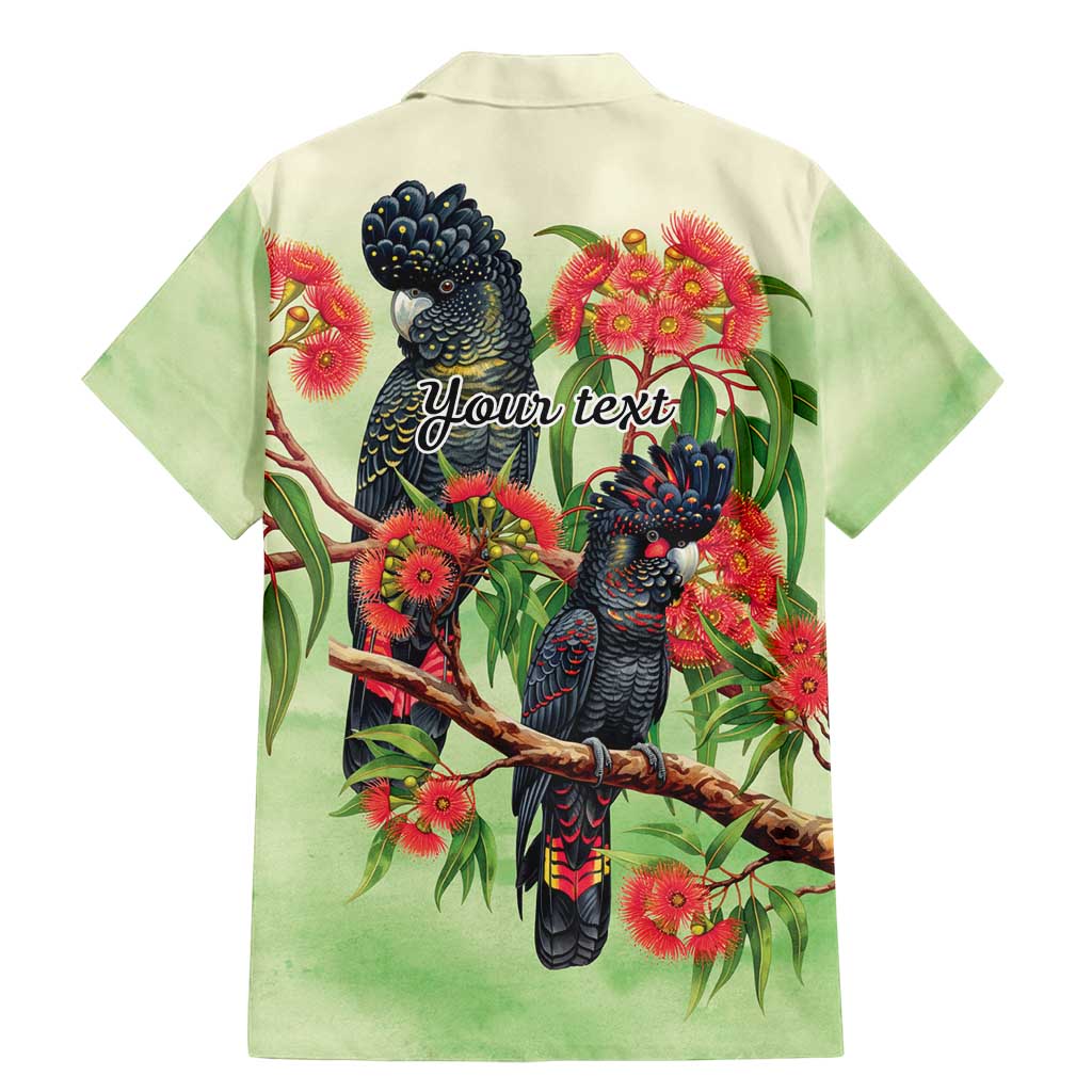 Australia Black Cockatoo and Eucalyptus Family Matching Mermaid Dress and Hawaiian Shirt Green Spirit of Aussie Native Bird - Aussie Hoodie