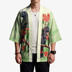 Australia Black Cockatoo and Eucalyptus Kimono Green Spirit of Aussie Native Bird - Aussie Hoodie