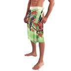 Australia Black Cockatoo and Eucalyptus Lavalava Green Spirit of Aussie Native Bird - Aussie Hoodie