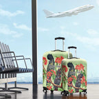 Australia Black Cockatoo and Eucalyptus Luggage Cover Green Spirit of Aussie Native Bird - Aussie Hoodie