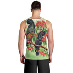 Australia Black Cockatoo and Eucalyptus Men Tank Top Green Spirit of Aussie Native Bird - Aussie Hoodie