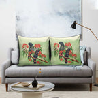 Australia Black Cockatoo and Eucalyptus Pillow Cover Green Spirit of Aussie Native Bird - Aussie Hoodie