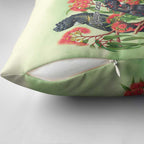 Australia Black Cockatoo and Eucalyptus Pillow Cover Green Spirit of Aussie Native Bird - Aussie Hoodie
