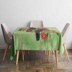 Australia Black Cockatoo and Eucalyptus Tablecloth Green Spirit of Aussie Native Bird - Aussie Hoodie