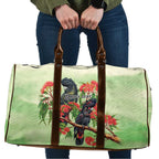 Australia Black Cockatoo and Eucalyptus Travel Bag Green Spirit of Aussie Native Bird - Aussie Hoodie