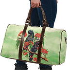 Australia Black Cockatoo and Eucalyptus Travel Bag Green Spirit of Aussie Native Bird - Aussie Hoodie