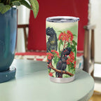 Australia Black Cockatoo and Eucalyptus Tumbler Cup Green Spirit of Aussie Native Bird - Aussie Hoodie