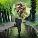 Australia Black Cockatoo and Eucalyptus Umbrella Green Spirit of Aussie Native Bird - Aussie Hoodie