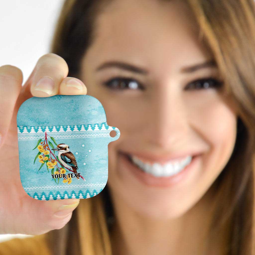 Australia Kookaburra and Eucalyptus AirPods Case Christmas Vibe - Aussie Hoodie