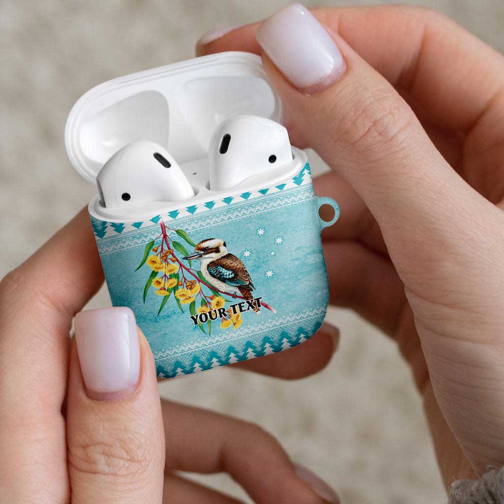 Australia Kookaburra and Eucalyptus AirPods Case Christmas Vibe - Aussie Hoodie