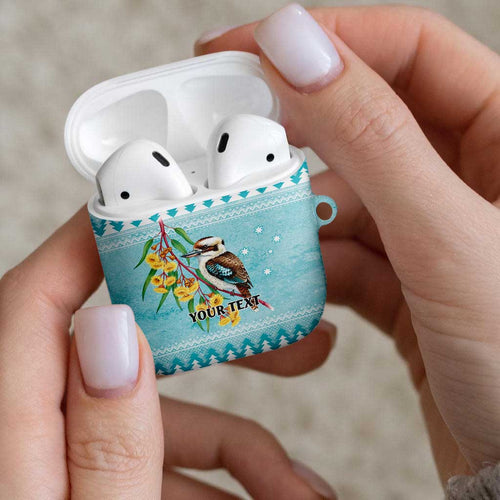 Australia Kookaburra and Eucalyptus AirPods Case Christmas Vibe - Aussie Hoodie