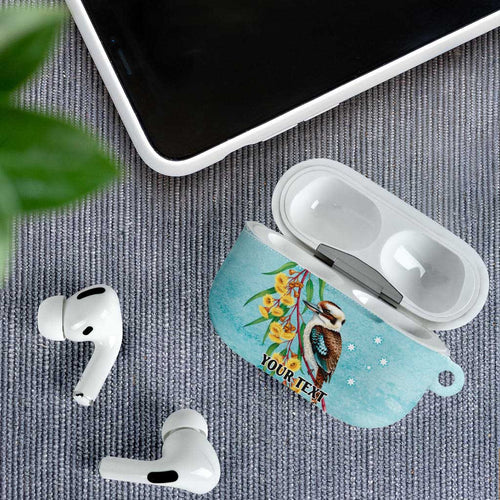 Australia Kookaburra and Eucalyptus AirPods Case Christmas Vibe - Aussie Hoodie