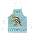 Australia Kookaburra and Eucalyptus Apron Christmas Vibe - Aussie Hoodie