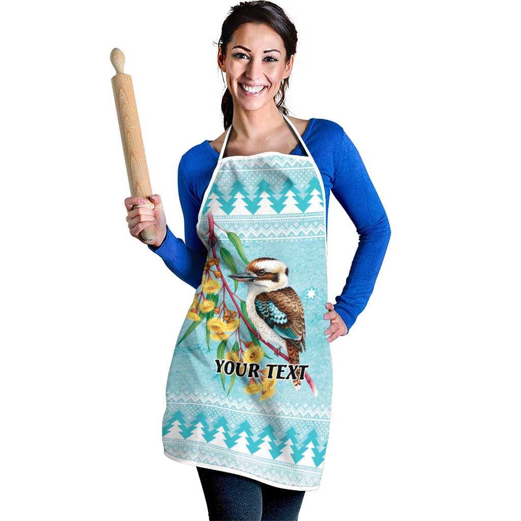 Australia Kookaburra and Eucalyptus Apron Christmas Vibe - Aussie Hoodie