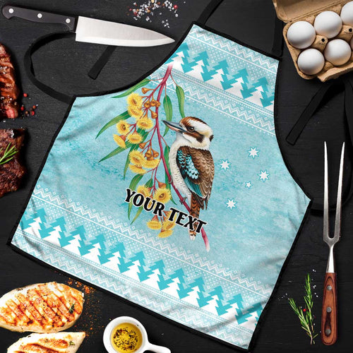 Australia Kookaburra and Eucalyptus Apron Christmas Vibe - Aussie Hoodie