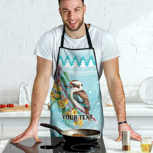 Australia Kookaburra and Eucalyptus Apron Christmas Vibe - Aussie Hoodie
