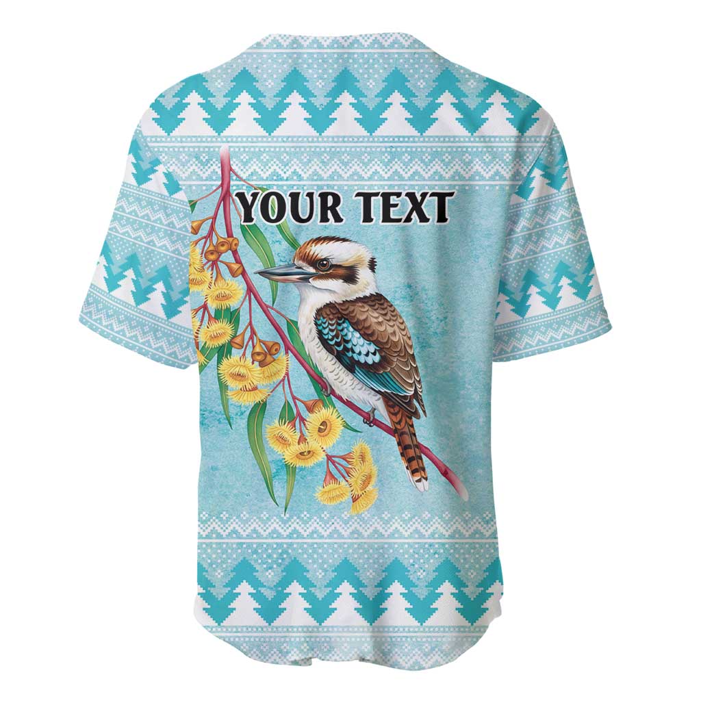 Australia Kookaburra and Eucalyptus Baseball Jersey Christmas Vibe - Aussie Hoodie