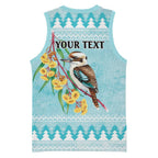 Australia Kookaburra and Eucalyptus Basketball Jersey Christmas Vibe - Aussie Hoodie