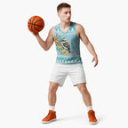 Australia Kookaburra and Eucalyptus Basketball Jersey Christmas Vibe - Aussie Hoodie