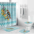 Australia Kookaburra and Eucalyptus Bathroom Set Christmas Vibe - Aussie Hoodie