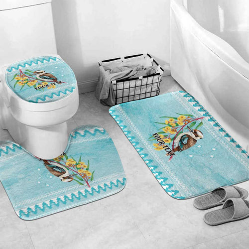 Australia Kookaburra and Eucalyptus Bathroom Set Christmas Vibe - Aussie Hoodie
