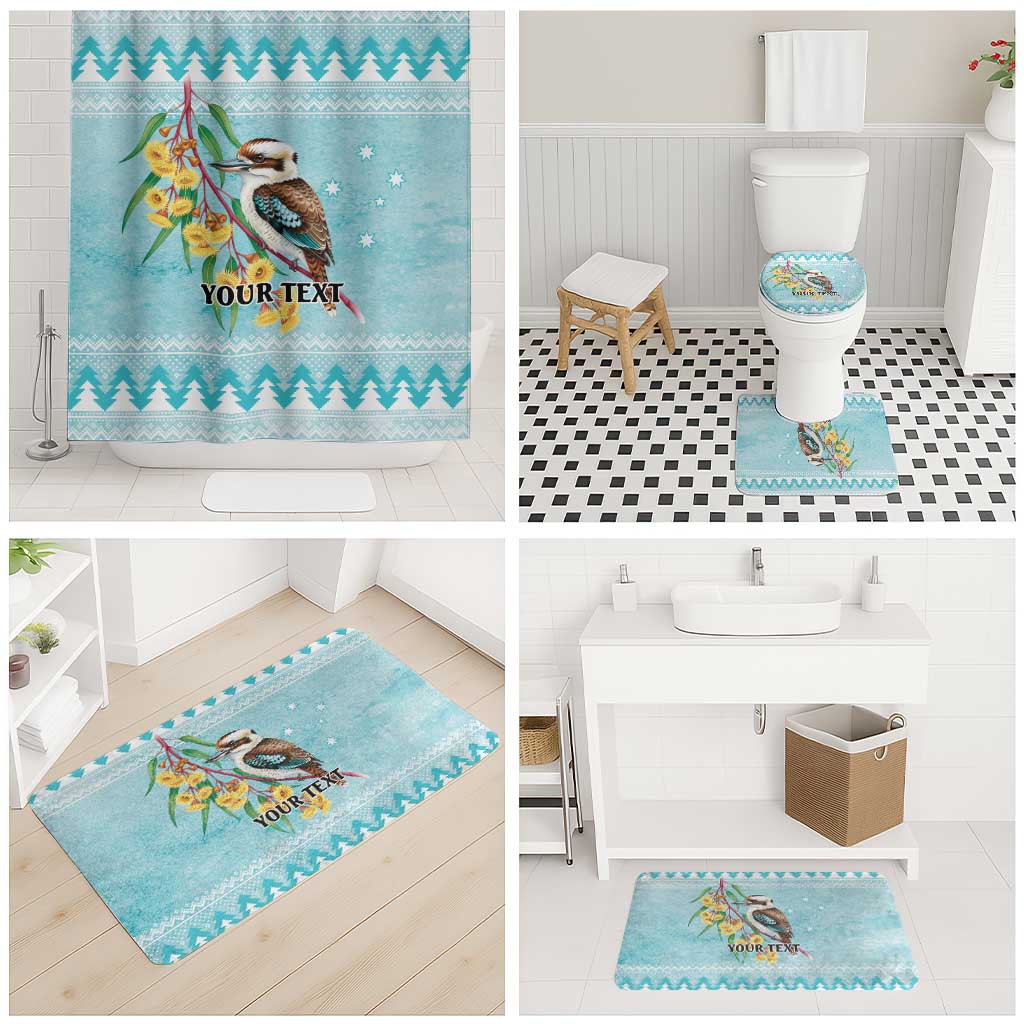 Australia Kookaburra and Eucalyptus Bathroom Set Christmas Vibe - Aussie Hoodie