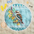 Australia Kookaburra and Eucalyptus Beach Blanket Christmas Vibe - Aussie Hoodie