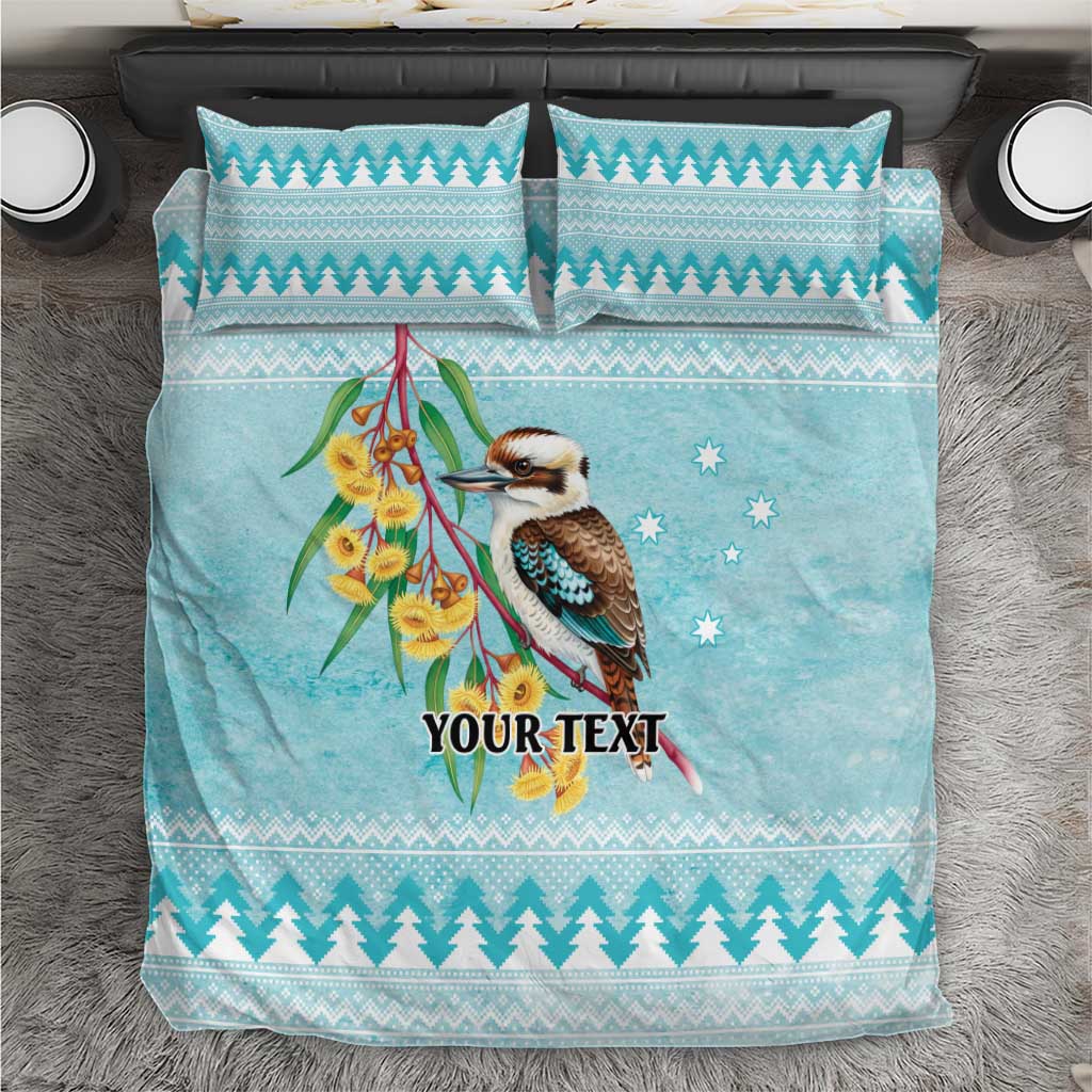 Australia Kookaburra and Eucalyptus Bedding Set Christmas Vibe - Aussie Hoodie