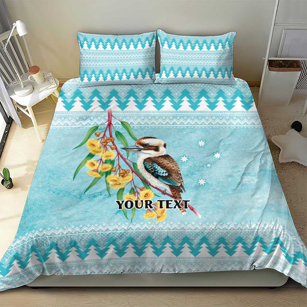 Australia Kookaburra and Eucalyptus Bedding Set Christmas Vibe - Aussie Hoodie