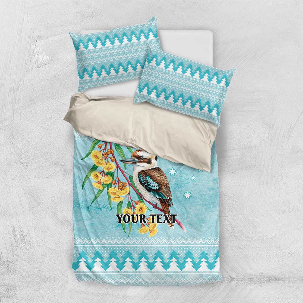 Australia Kookaburra and Eucalyptus Bedding Set Christmas Vibe - Aussie Hoodie