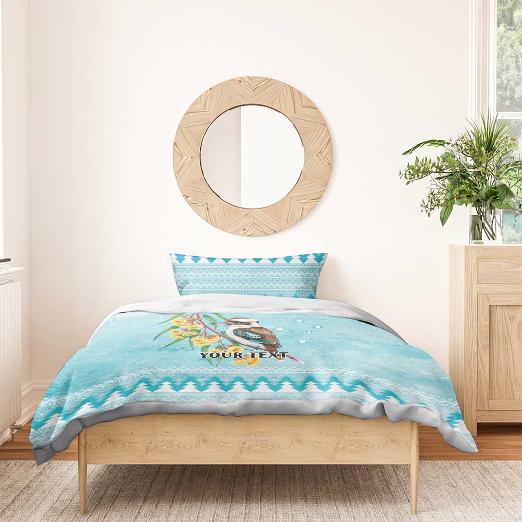 Australia Kookaburra and Eucalyptus Bedding Set Christmas Vibe - Aussie Hoodie