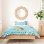 Australia Kookaburra and Eucalyptus Bedding Set Christmas Vibe - Aussie Hoodie