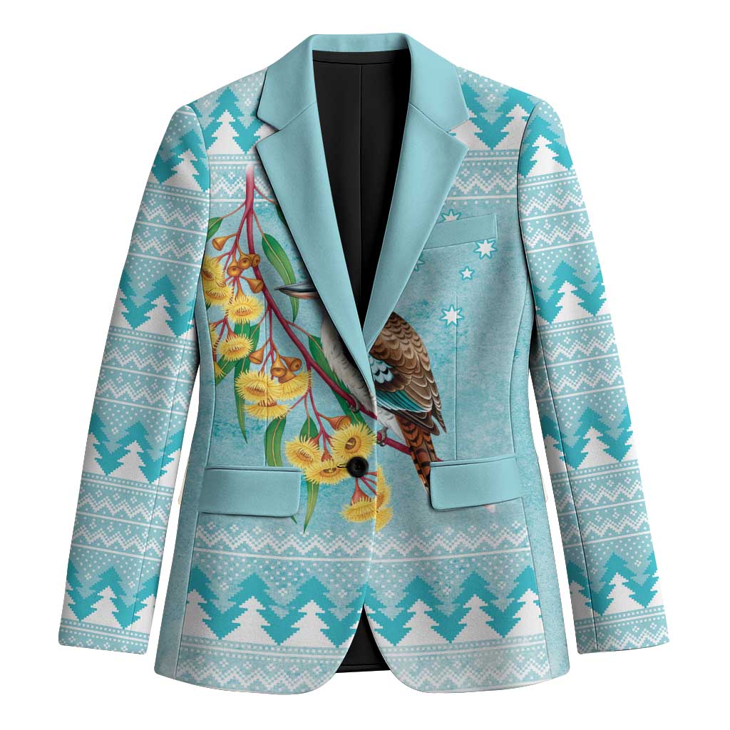 Australia Kookaburra and Eucalyptus Blazer Christmas Vibe - Aussie Hoodie
