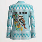 Australia Kookaburra and Eucalyptus Blazer Christmas Vibe - Aussie Hoodie