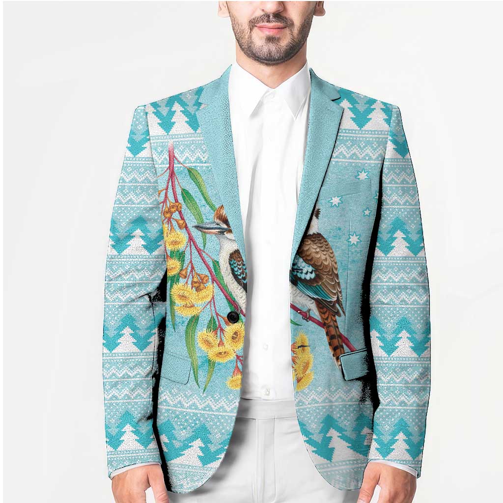 Australia Kookaburra and Eucalyptus Blazer Christmas Vibe - Aussie Hoodie