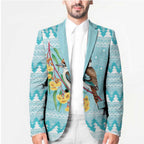Australia Kookaburra and Eucalyptus Blazer Christmas Vibe - Aussie Hoodie