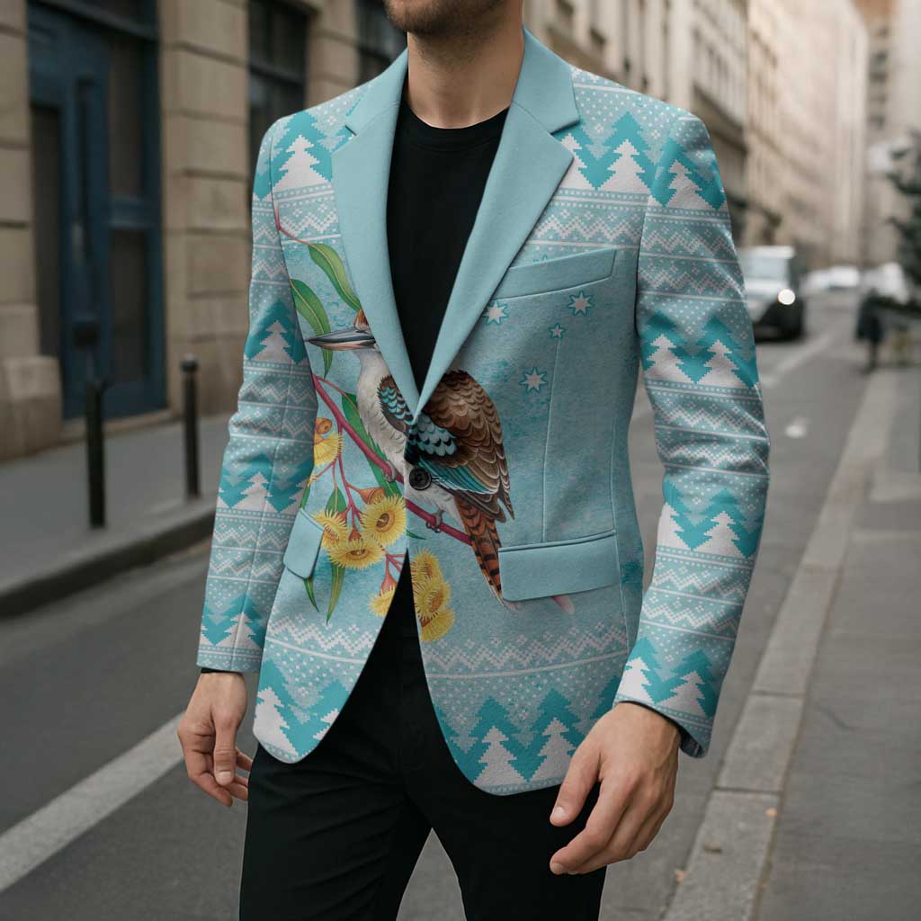 Australia Kookaburra and Eucalyptus Blazer Christmas Vibe - Aussie Hoodie